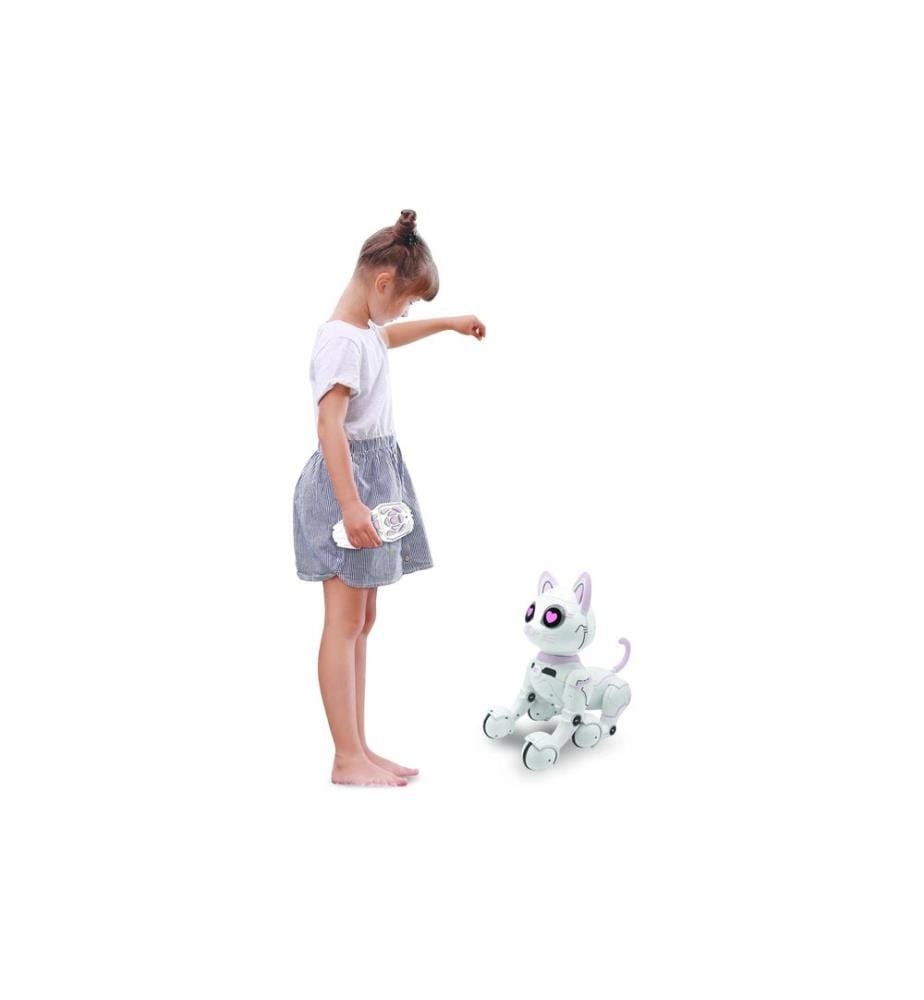 Lexibook - Robotkatze Power Kitty Weiss Pink