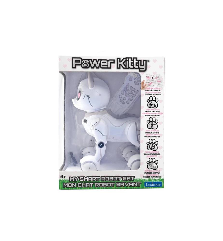 Lexibook - Robotkatze Power Kitty Weiss Pink