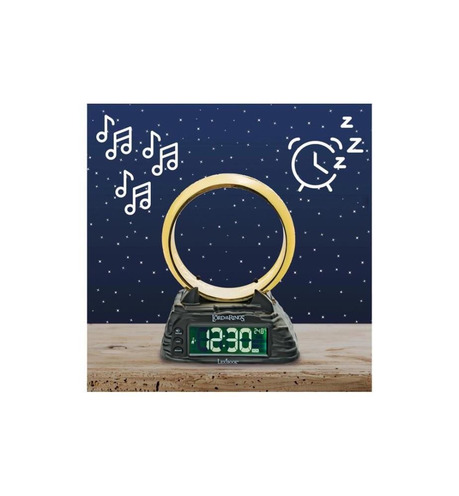 Lexibook Digital alarm clock Lord Of The Ring Noir/Doré