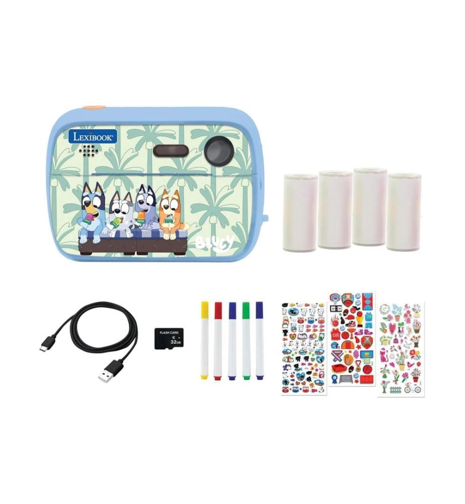Lexibook StarCAM instant printer BLUEY Mehrfarbig/Hellblau