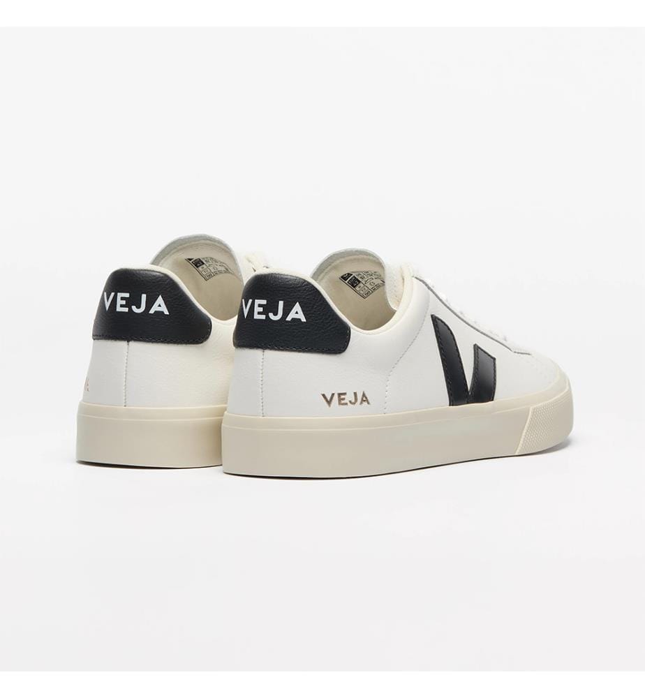 Baskets en cuir Esplar - Blanc et noir