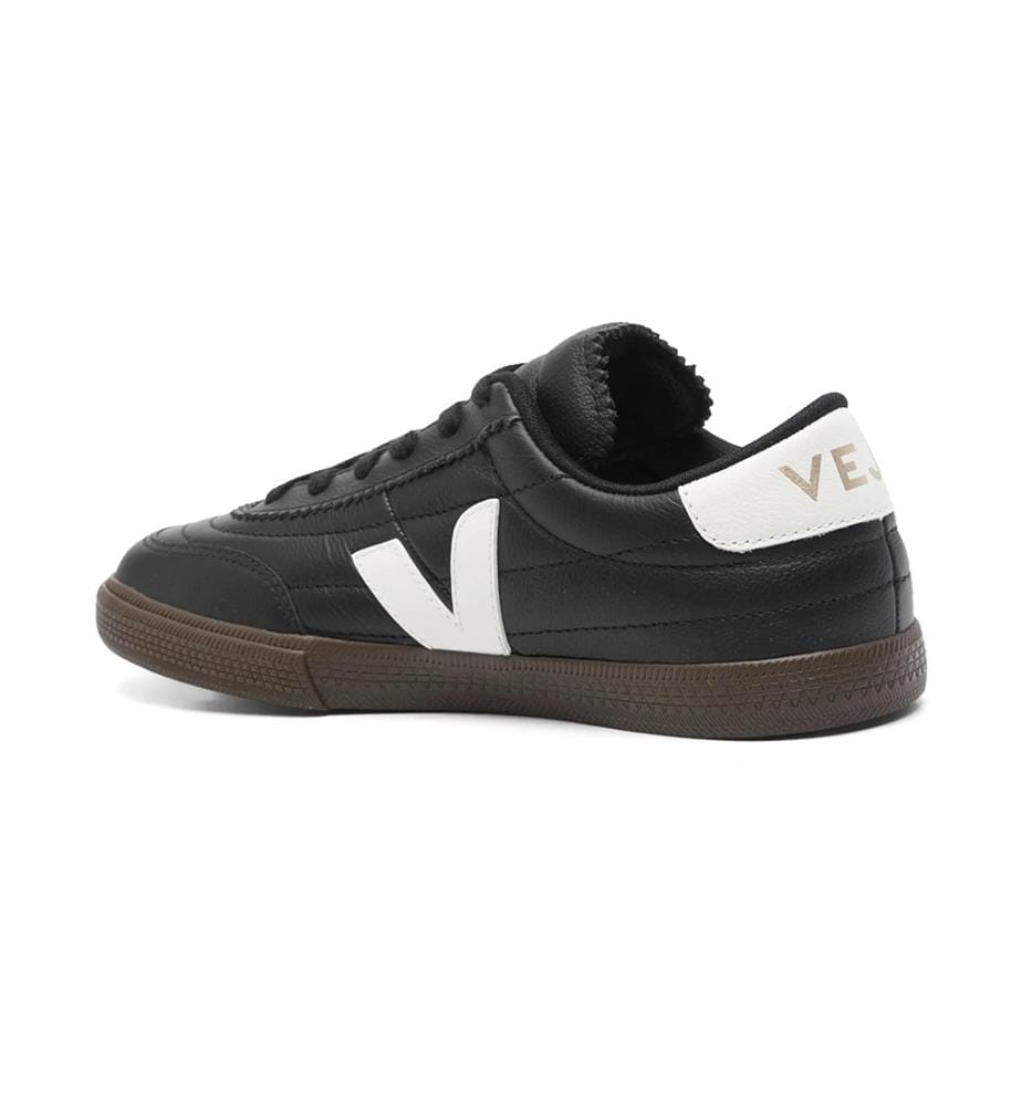 Sneakers Panenka in pelle bianca e nera - Bianco e nero