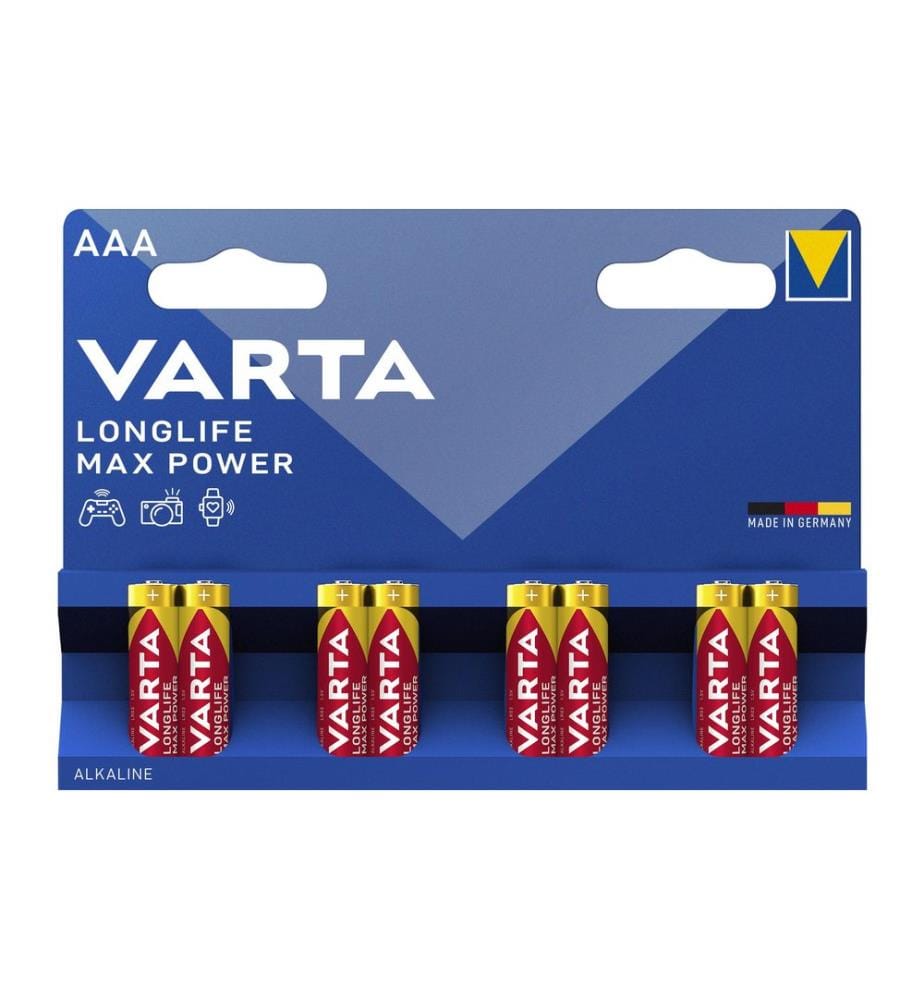 VARTA - Batterie Longlife Max Power AAA , 8 Stück