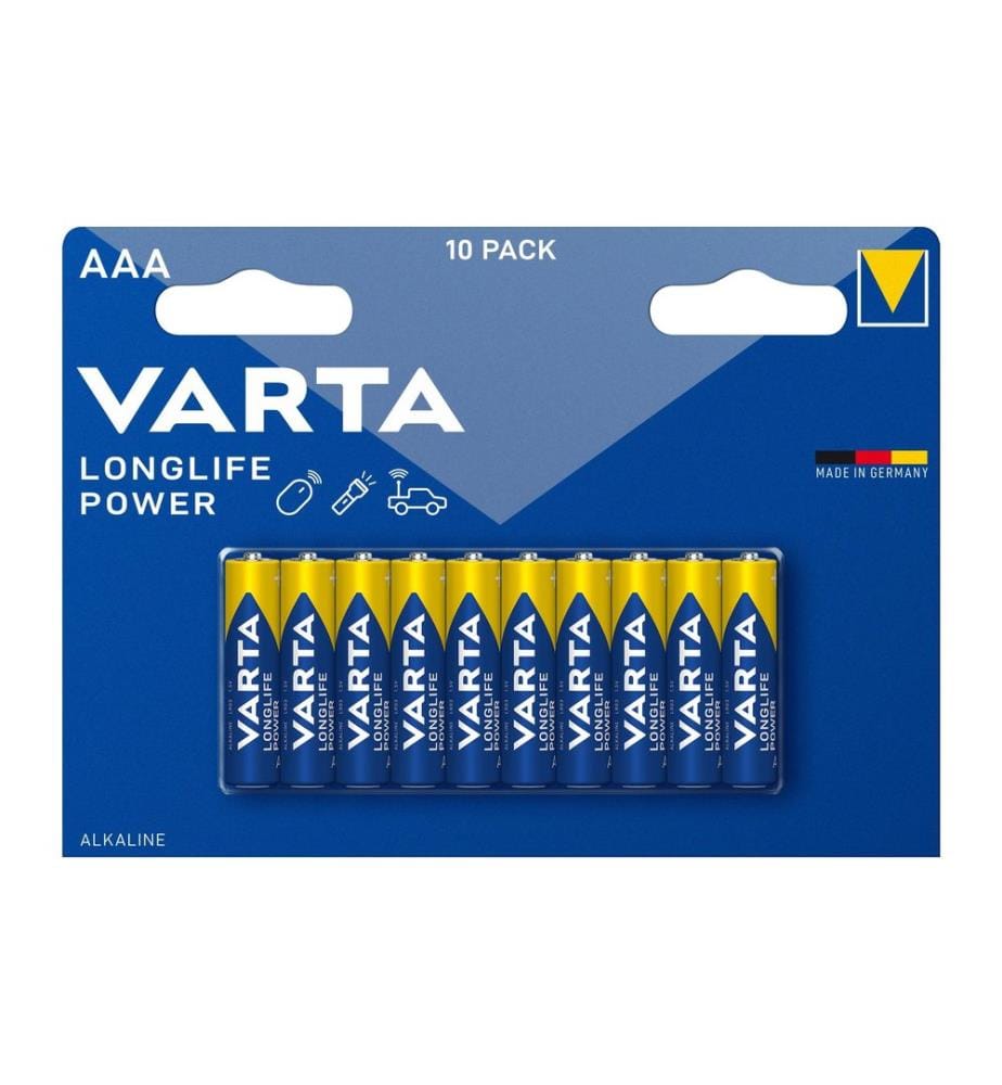 VARTA - Batterie Longlife Power AAA , 10 Stück
