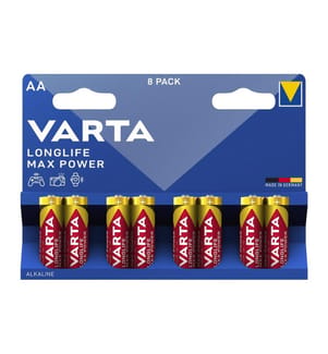 VARTA - Batterie Longlife Max Power AA , 8 Stück