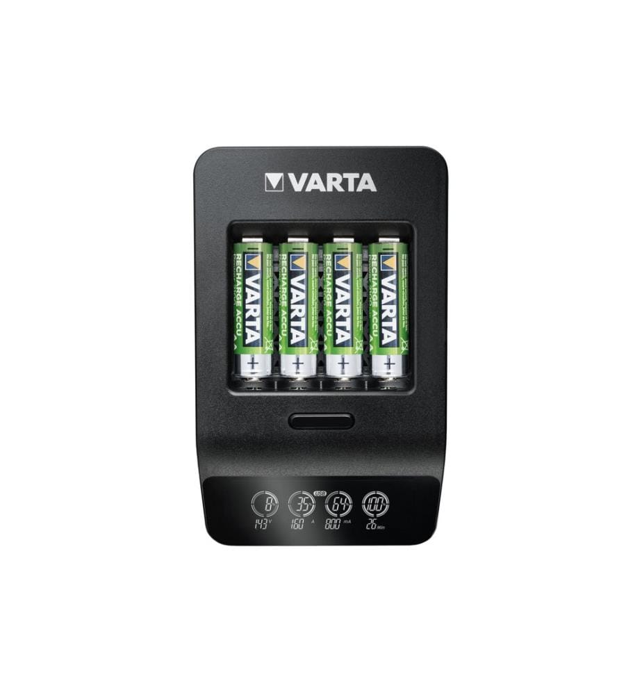 VARTA - Ladegerät LCD Smart Charger+ + 4x AA 2100 mAh