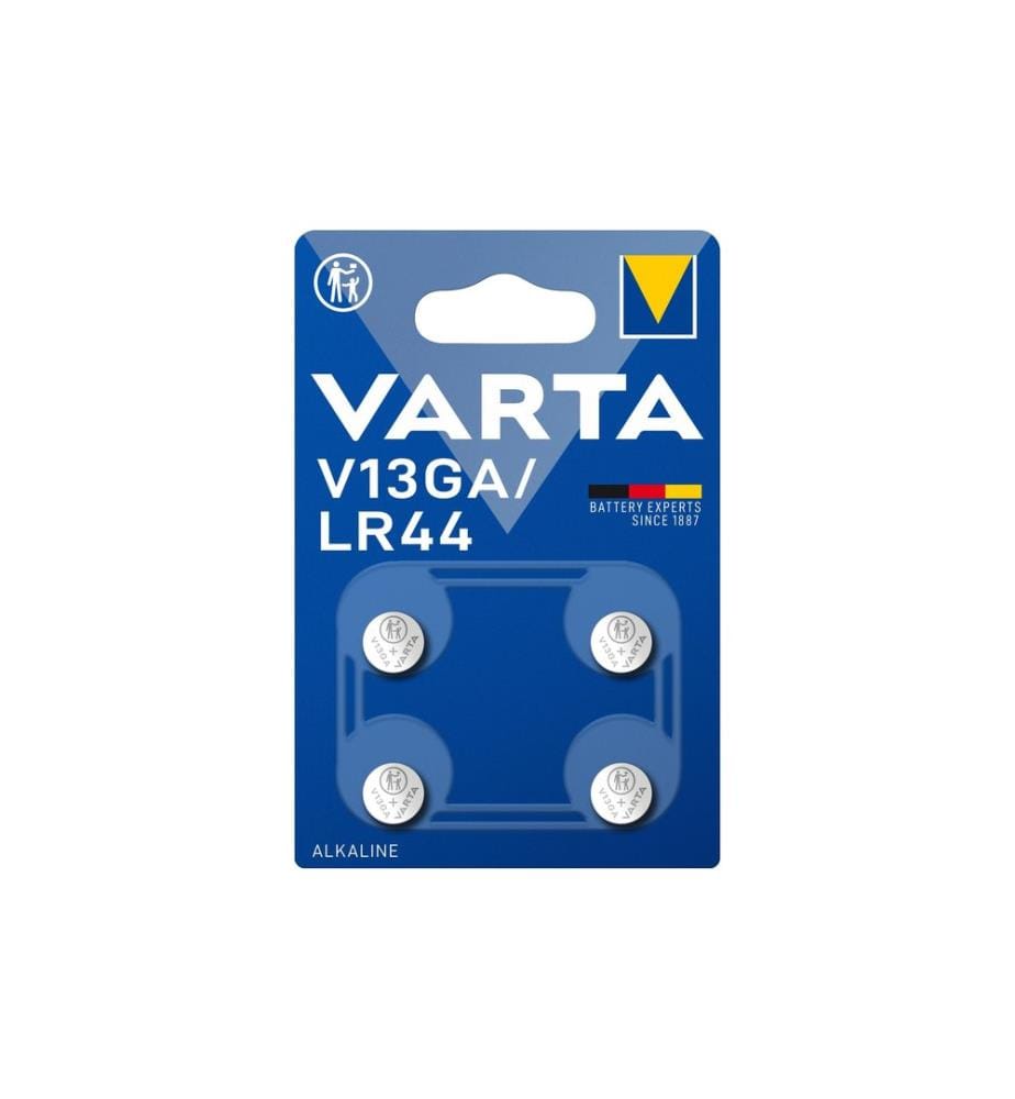 VARTA - Knopfzelle V13GA / LR44 , 4 Stück