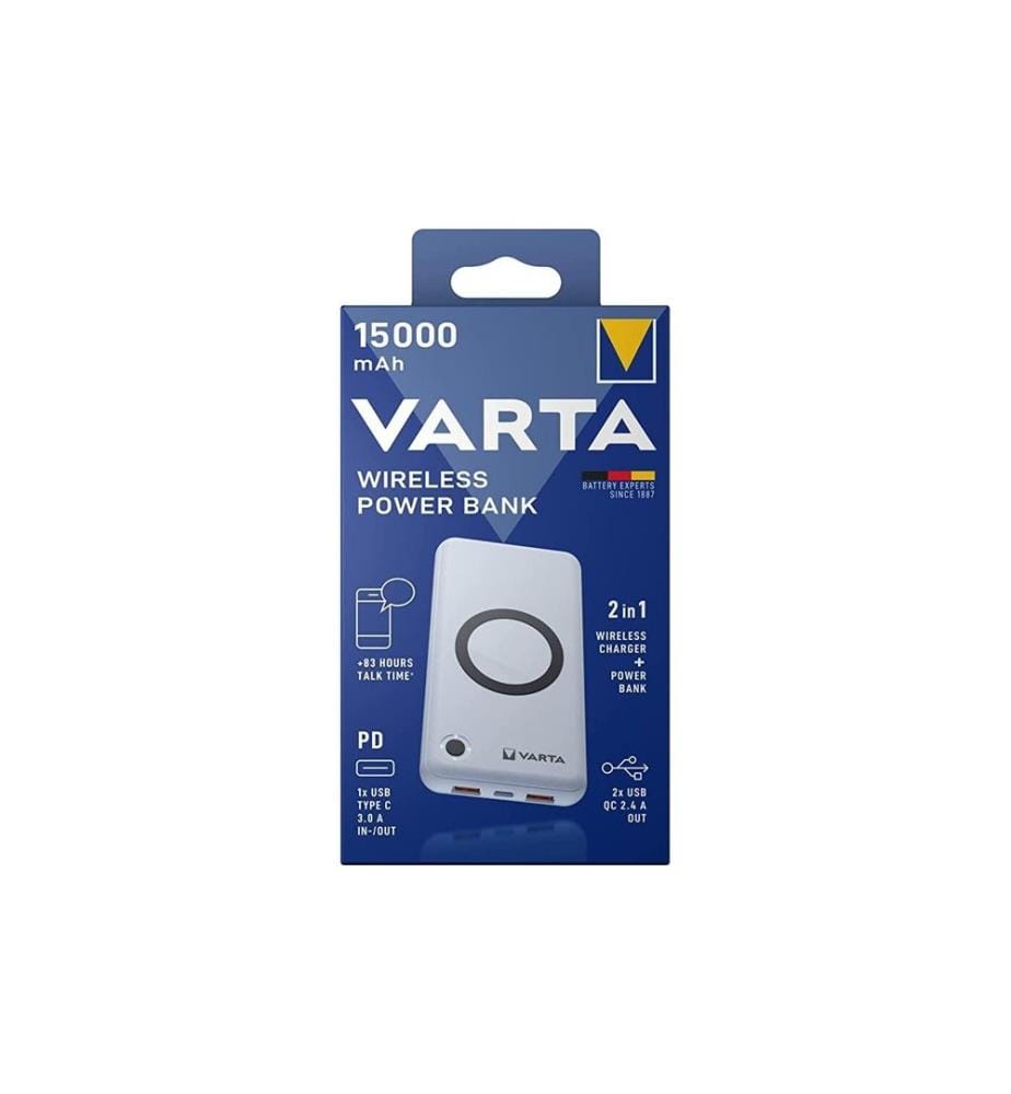 VARTA - Wireless Power Bank 15000 mAh
