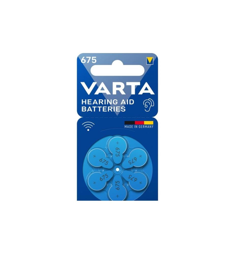 VARTA - Hörgerätebatterie 675 , 6 Stück