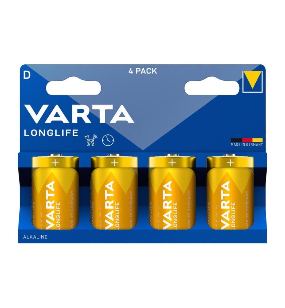 VARTA - Batterie Longlife D , 4 Stück