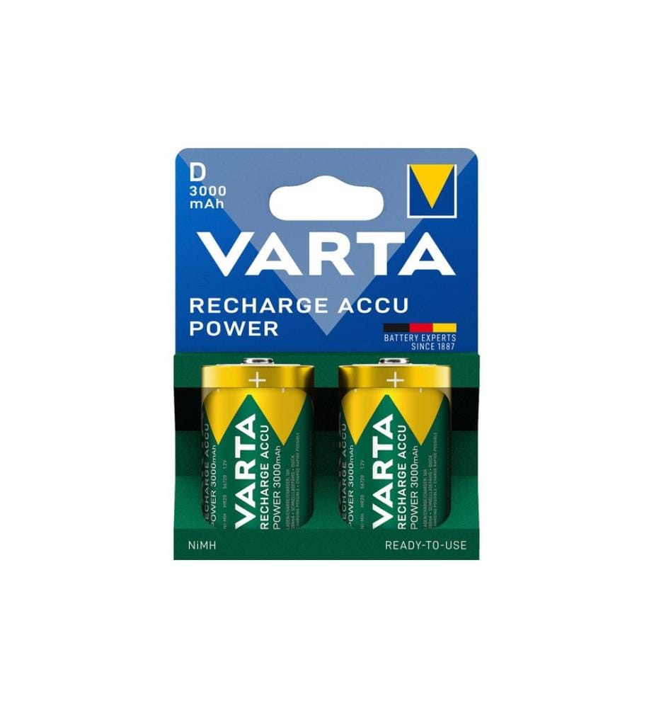 VARTA - Akku Power NiMH D 3000 mAh, 2 Stück