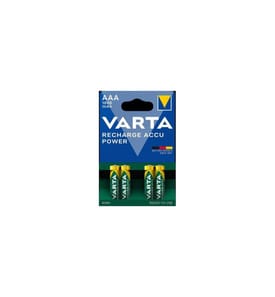VARTA - Akku Power NiMH AAA 1000 mAh, 4 Stück