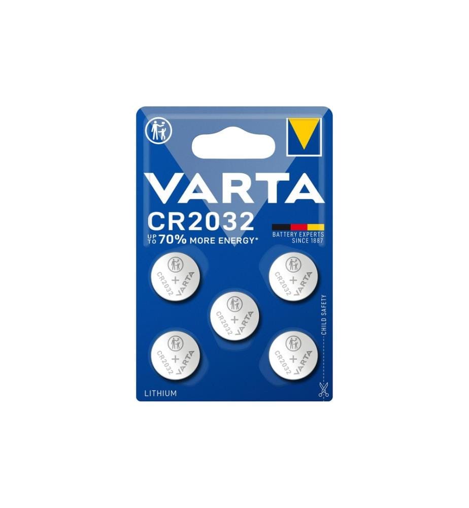 VARTA - Knopfzelle CR2032 , 5 Stück