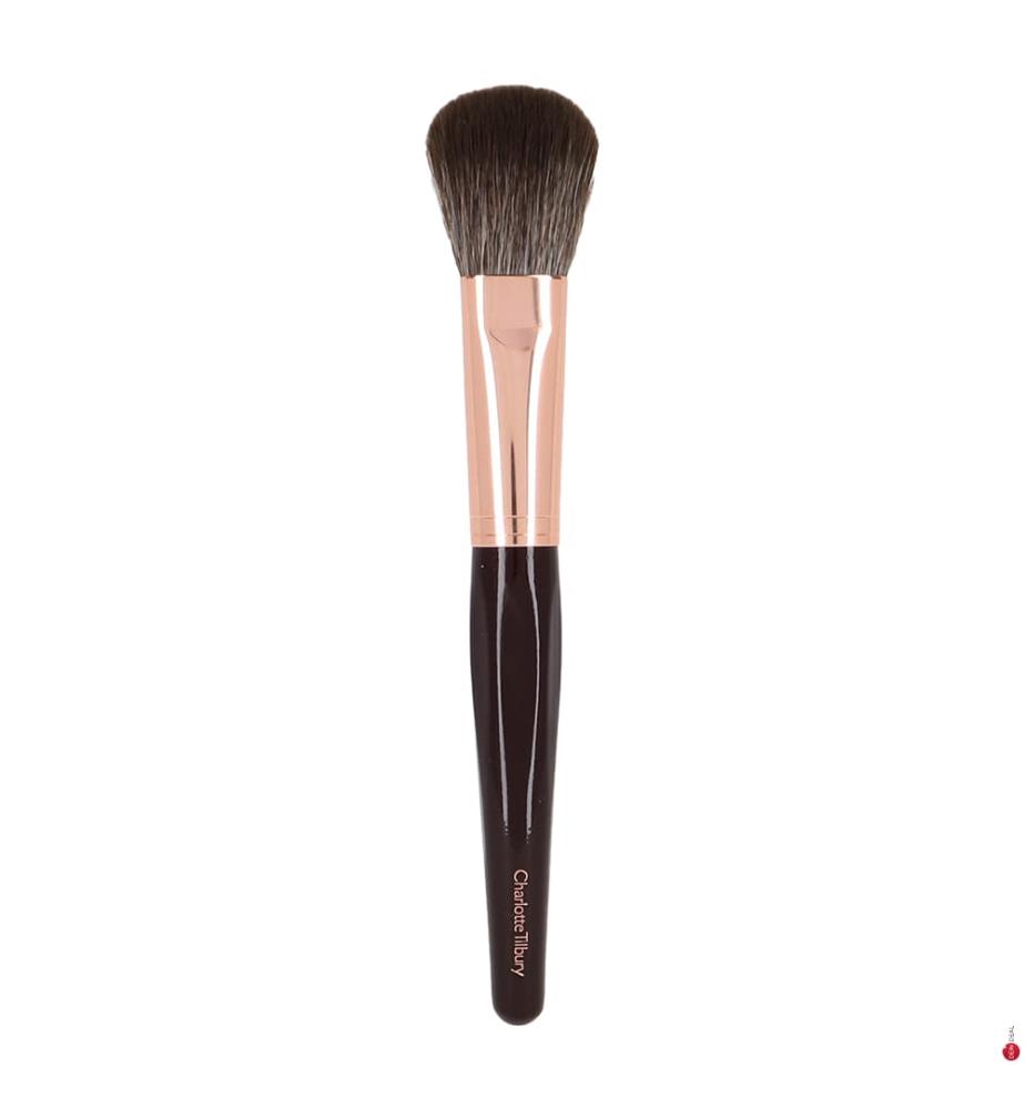 Bronzer- und Rougepinsel #Roségold und Nachtrot