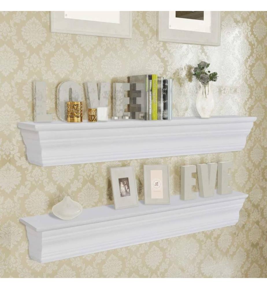 Wandregale Aaliyah 2 Stk. Weiss