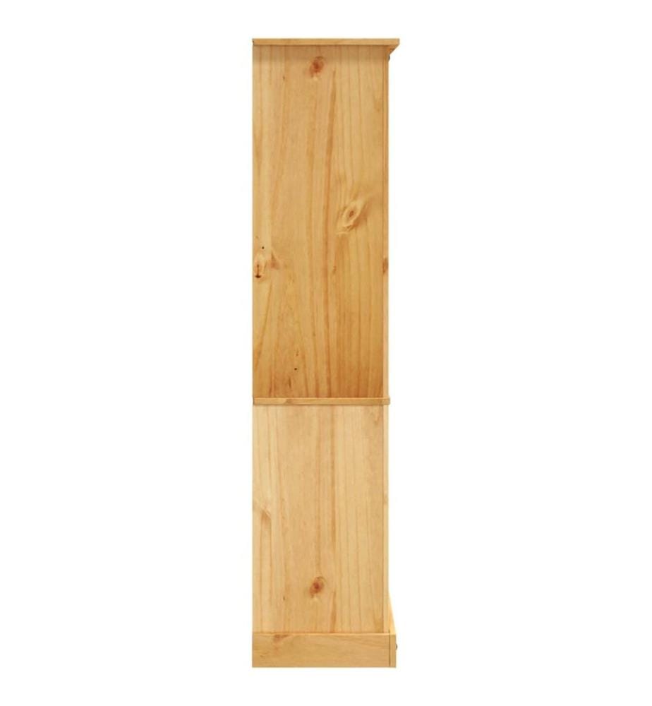 Bücherschrank 5 Fächer Mexiko-Stil Kiefernholz 80x40x170 cm