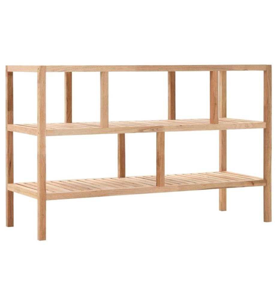 Étagère de salle de bain Bois de noyer massif 100x40x65 cm