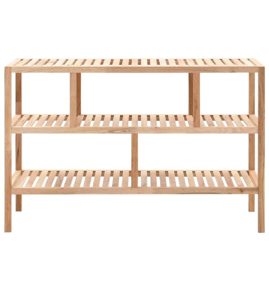 Étagère de salle de bain Bois de noyer massif 100x40x65 cm