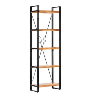 Bibliothèque à 5 niveaux 60x30x180 cm Bois d'acacia solide