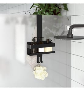 Duschcaddy Hängend Mattschwarz Gebürsteter Edelstahl 304