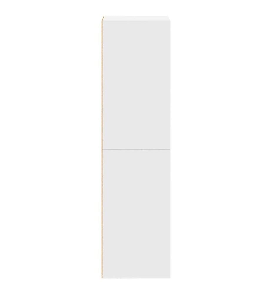Bücherregal/TV-Schrank Weiss 36x30x114 cm Holzwerkstoff