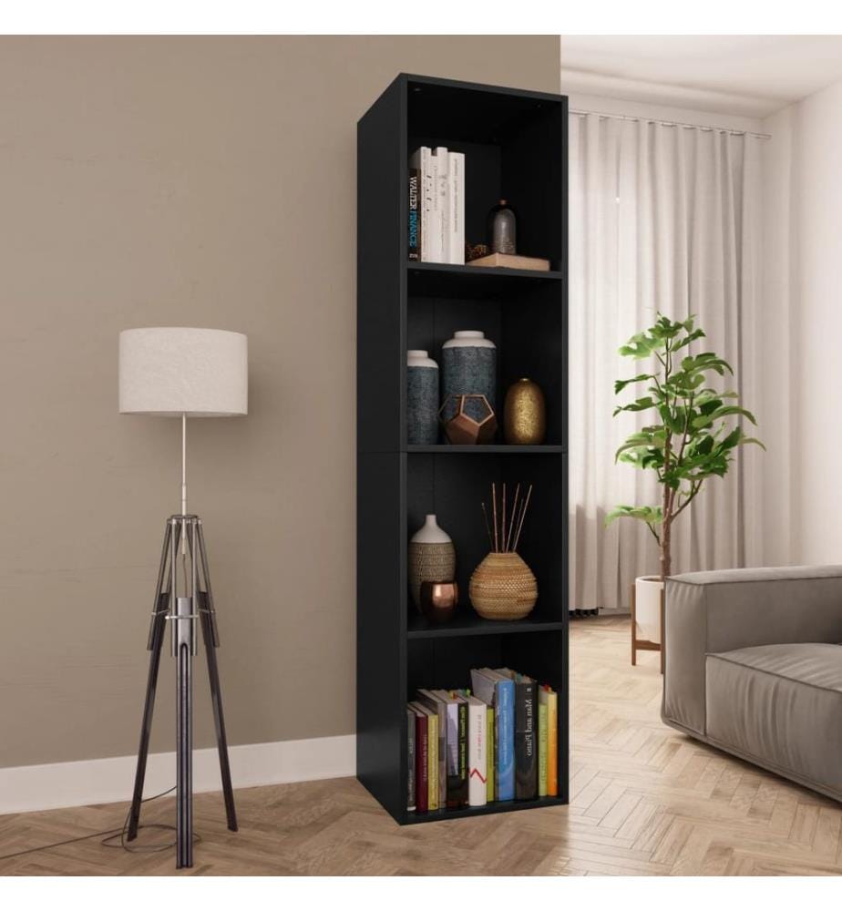 Bibliothèque/Meuble TV Blanc 36x30x143 cm Bois d'ingénierie