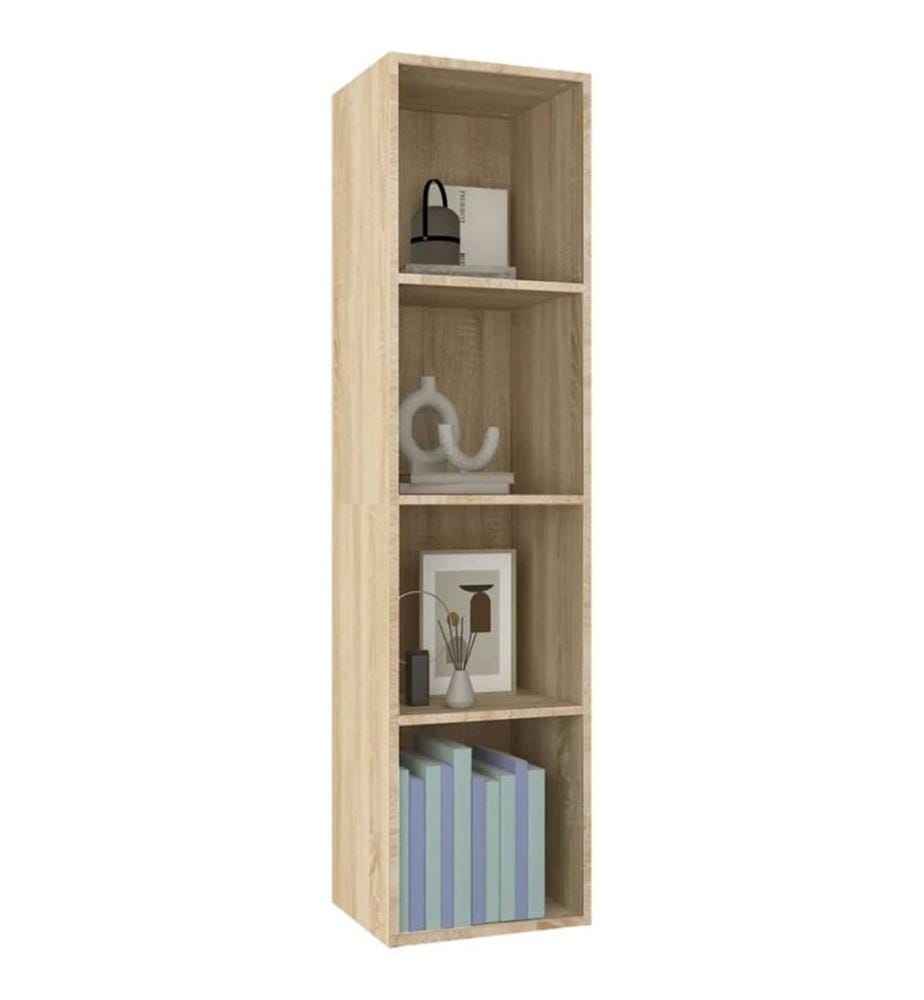 Bibliothèque/Meuble TV Chêne sonoma 36x30x143cm Bois ingénierie