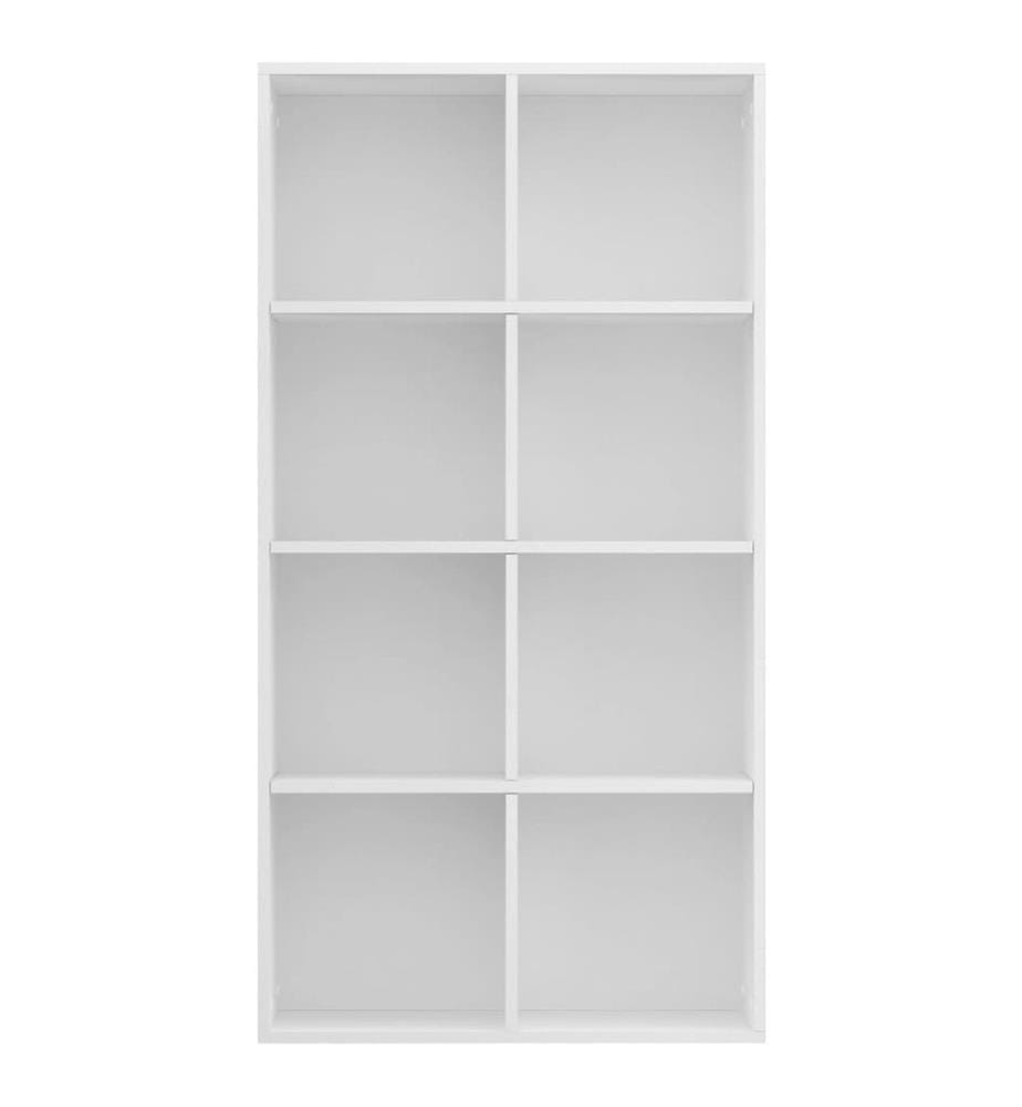 Bibliothèque/Buffet Blanc 66x30x130 cm Bois d'ingénierie