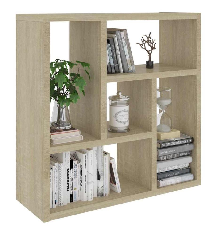 Wandregal Sonoma-Eiche 45,1x16x45,1 cm Holzwerkstoff