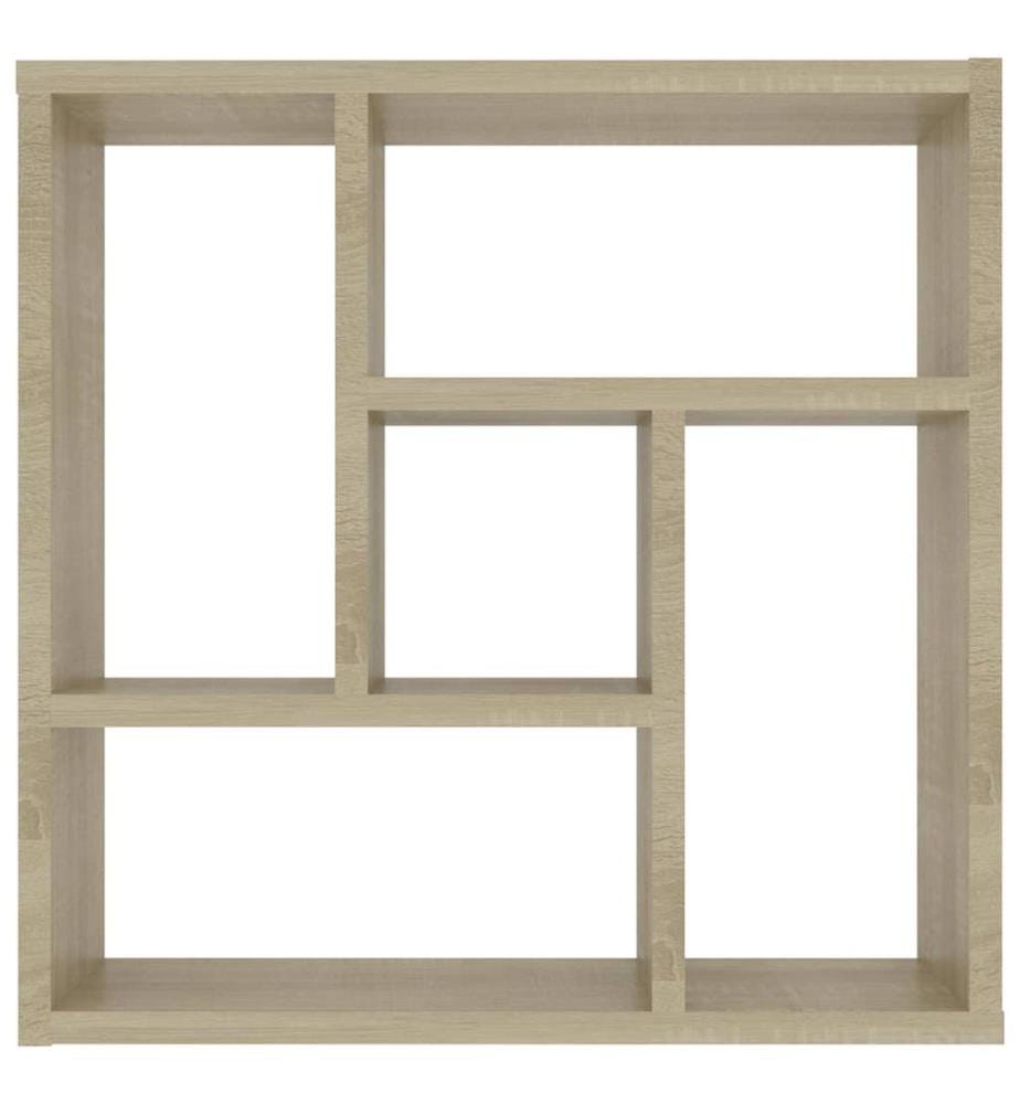 Wandregal Sonoma-Eiche 45,1x16x45,1 cm Holzwerkstoff