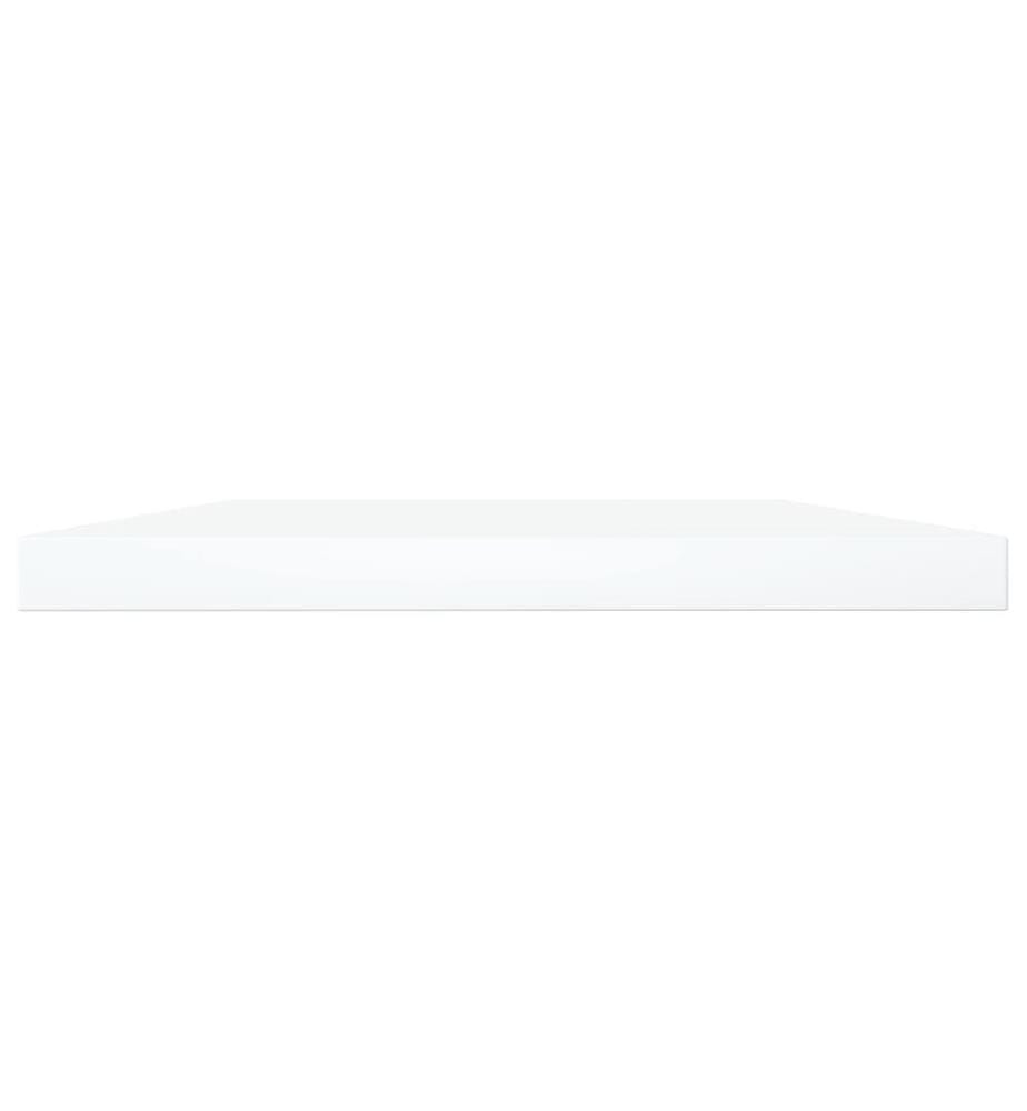 Panneaux de bibliothèque 4 pcs blanc bois d'ingénierie