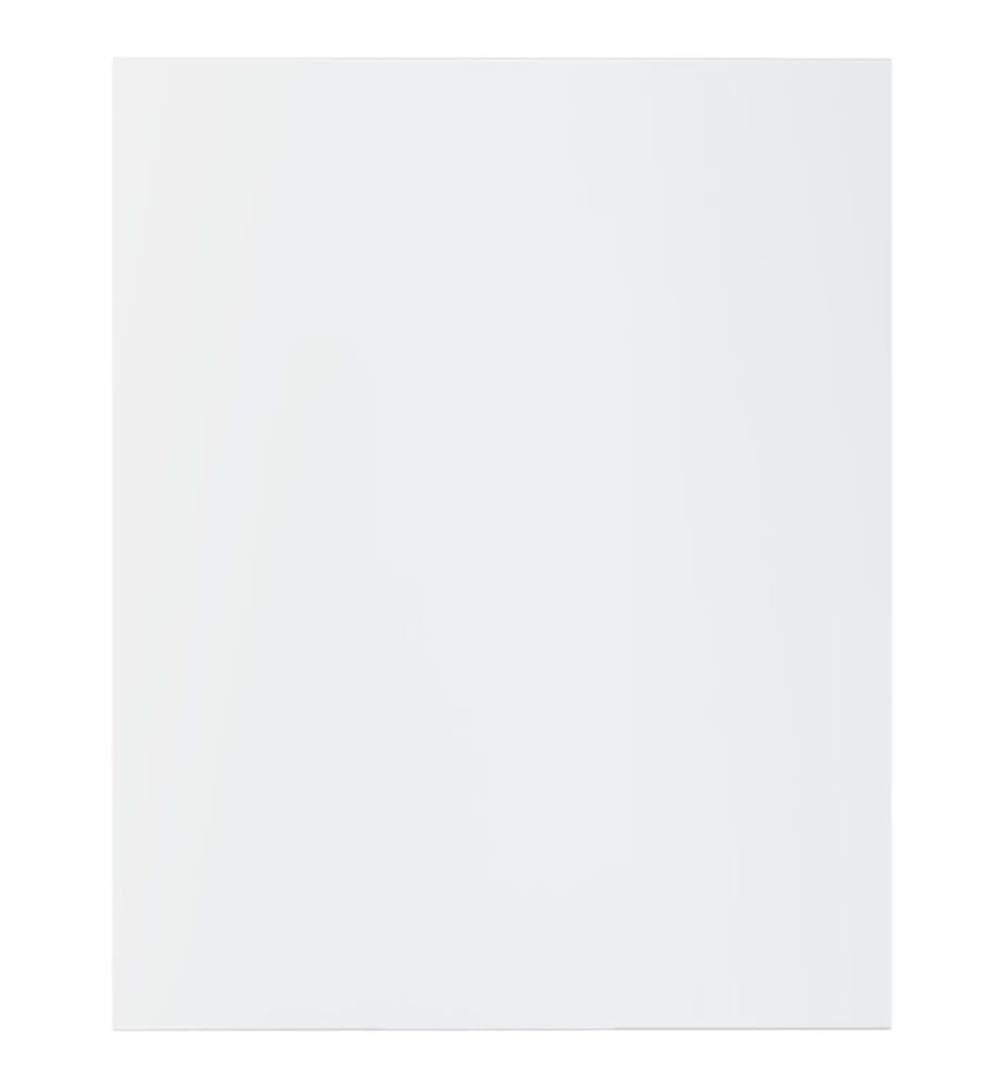 Bücherregal-Bretter 8 Stk. Hochglanz-Weiss 40x50x1,5 cm