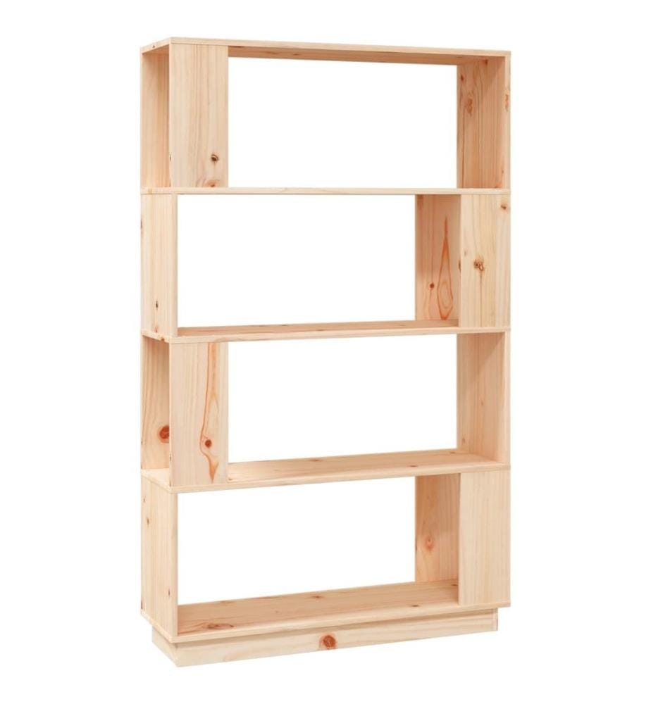Bibliothèque/Séparateur de pièce 80x25x132 cm Pin solide
