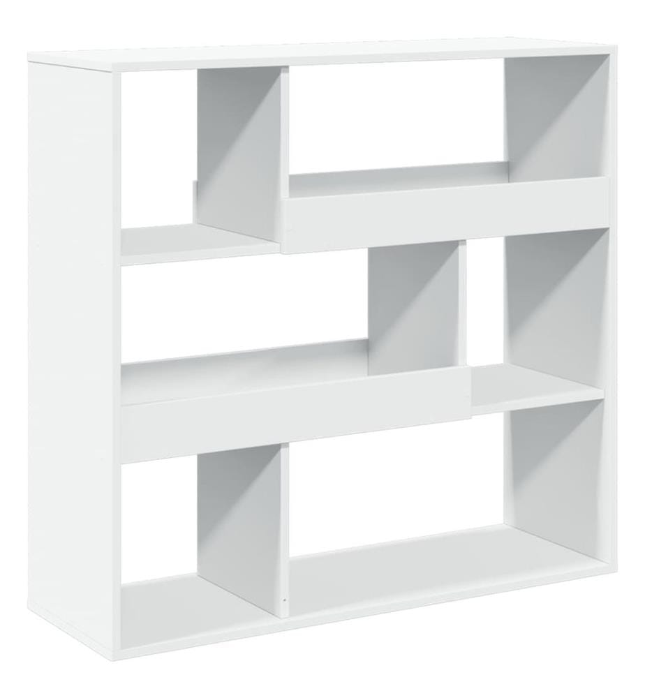 Bücherregal/Raumteiler Weiss 100x33x94,5 cm