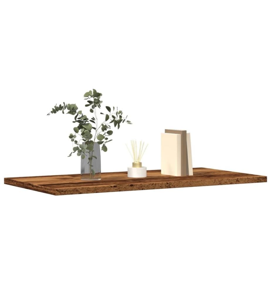 Étagères murales 4 pcs vieux bois 60x30x1,5cm bois d'ingénierie