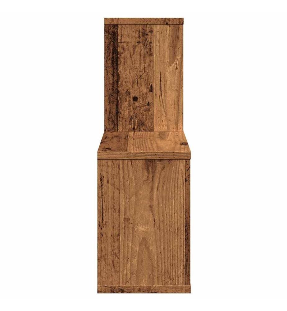 Wandregal Altholz-Optik 100x18x53 cm Holzwerkstoff