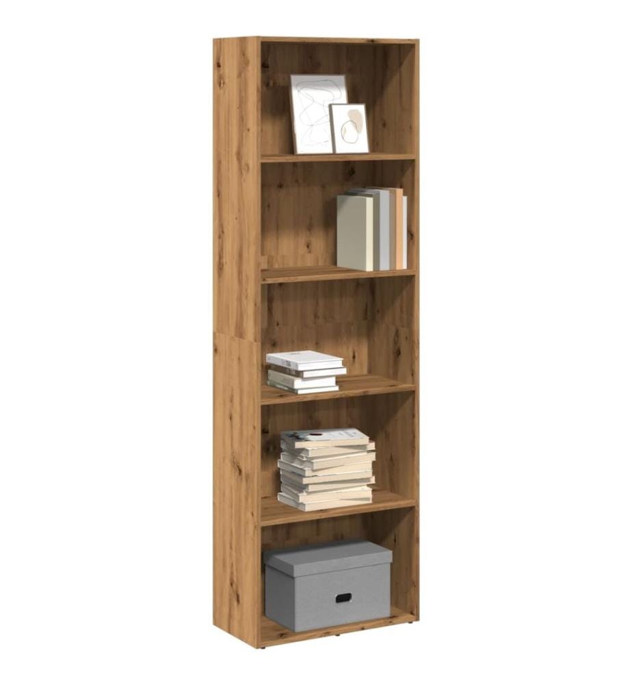 Bücherregal Artisan-Eiche 60x30x189 cm Holzwerkstoff