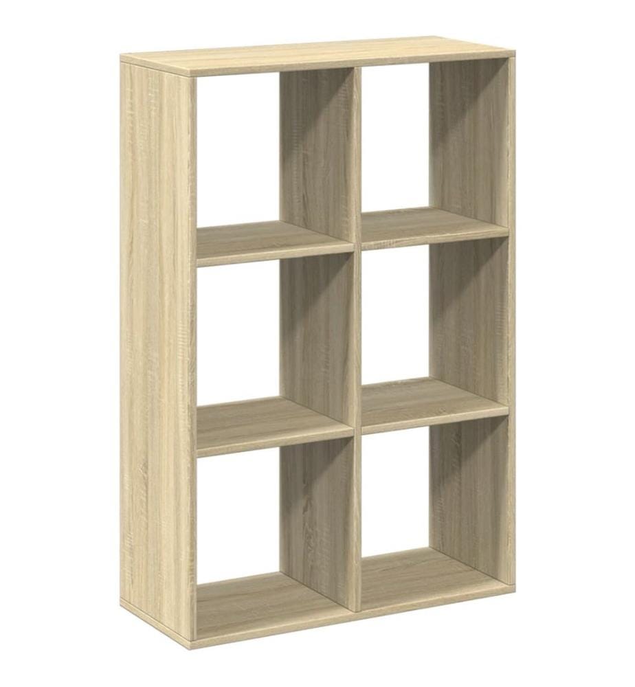Raumteiler-Bücherregal Sonoma-Eiche 69,5x29x103,5 cm