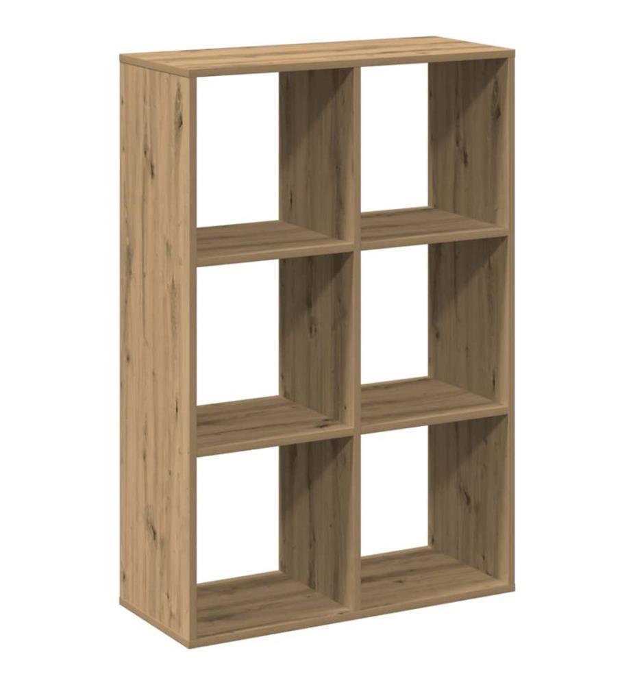 Étagère séparatrice de pièce chêne artisanal 69,5x29x103,5 cm