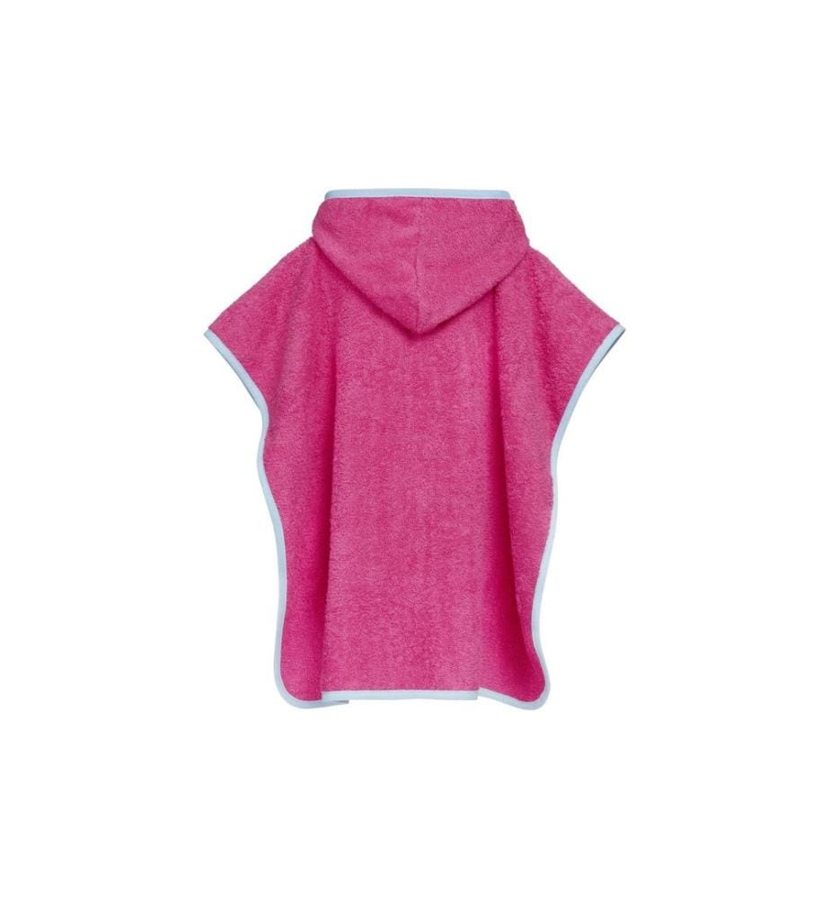 PLAYSHOES - Poncho en éponge requin L, Rose
