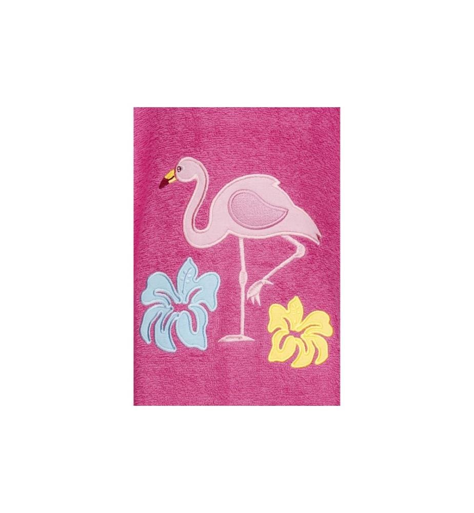 PLAYSHOES - Poncho en éponge requin L, Rose