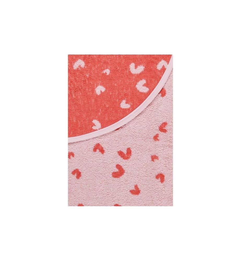 STERNTALER - Serviette de bain à capuche Ours Betty 100 x 100 cm, rose