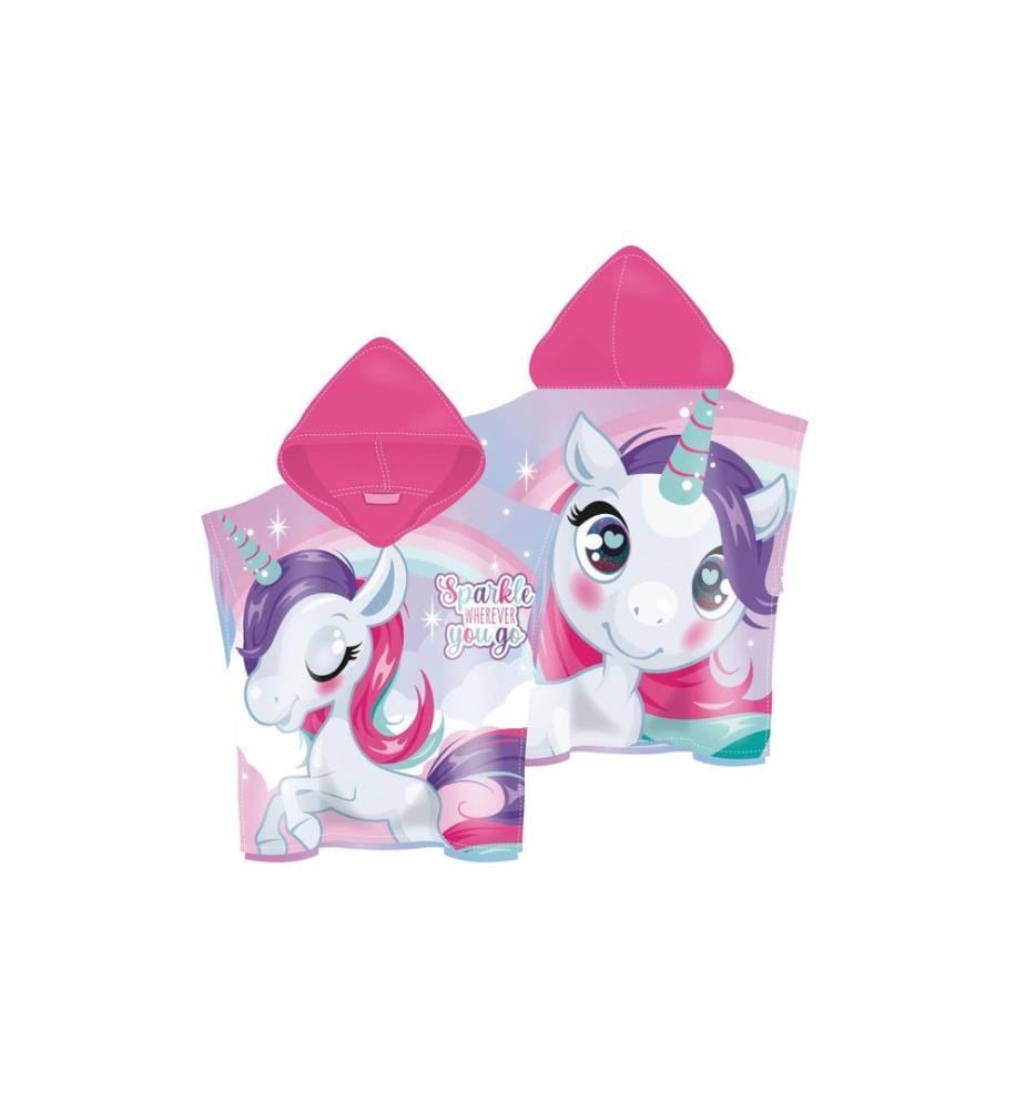 ARDITEX - Baby-Poncho Zaska Einhorn 55 x 100 cm