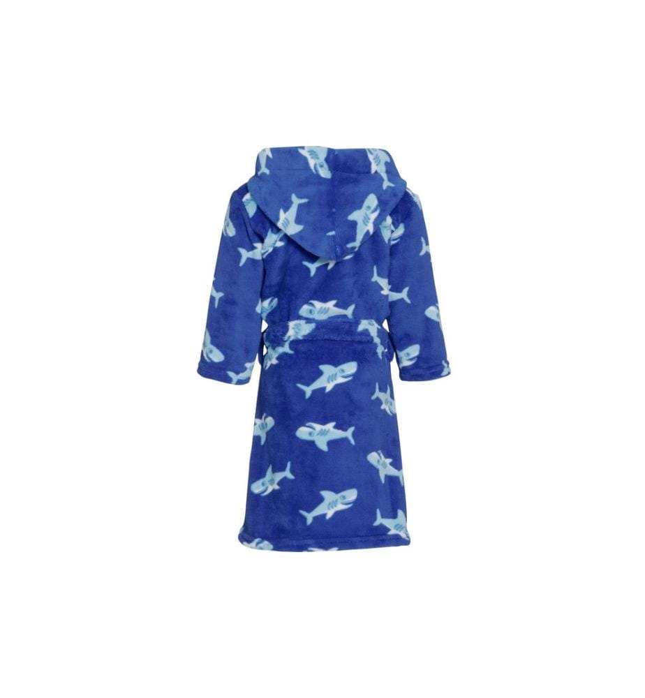 PLAYSHOES - Peignoir polaire requin bleu taille 98/104