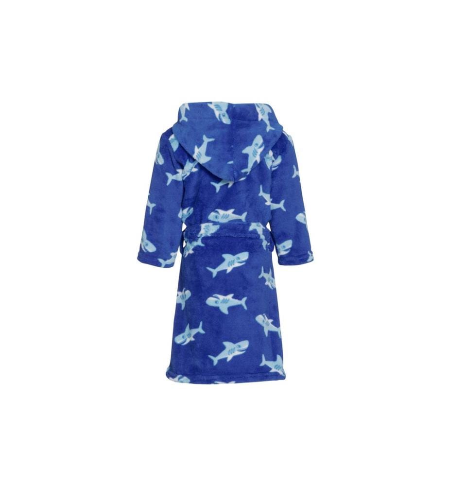PLAYSHOES - Peignoir polaire requin bleu taille 122/128