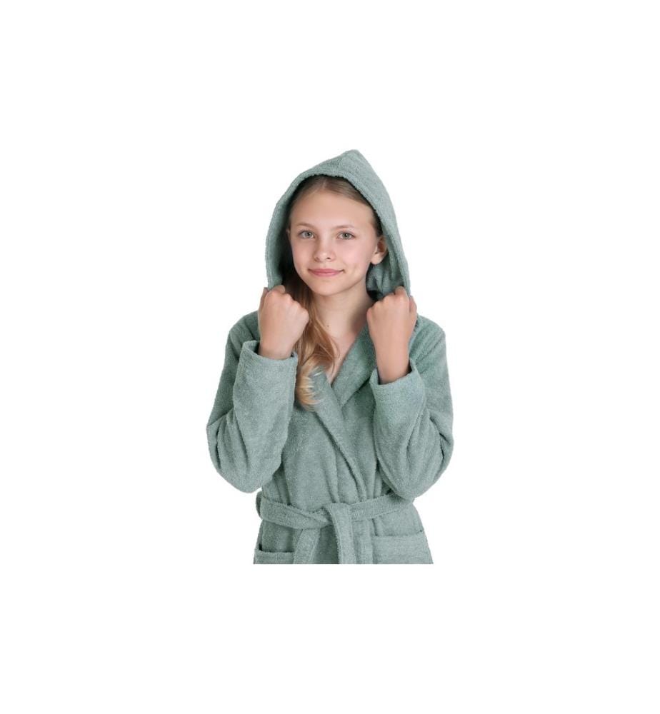 MÖVE - Superwuschel Bademantel Grösse 140, Grün