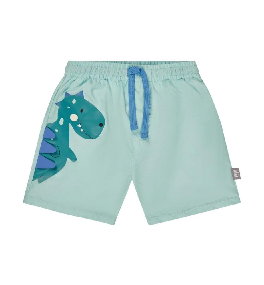 STERNTALER - UV-Badehose Dino 122/128, Eisgrün