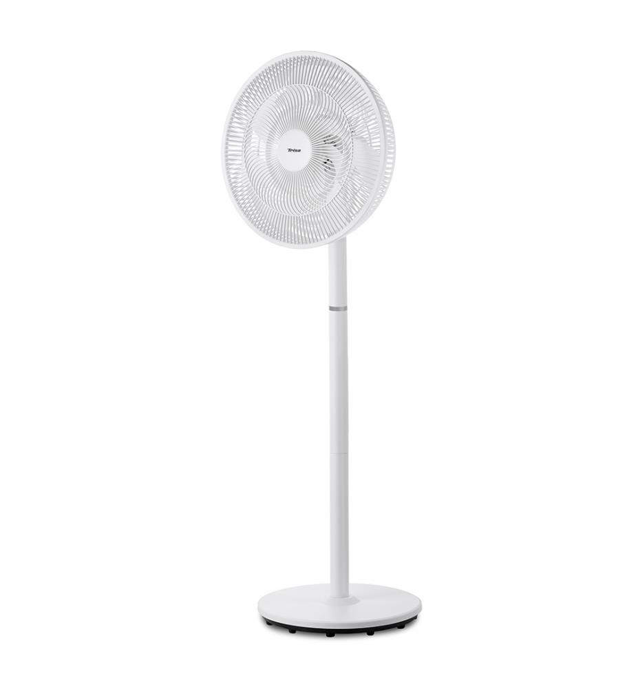 Height-Adjustable Floor Fan - White