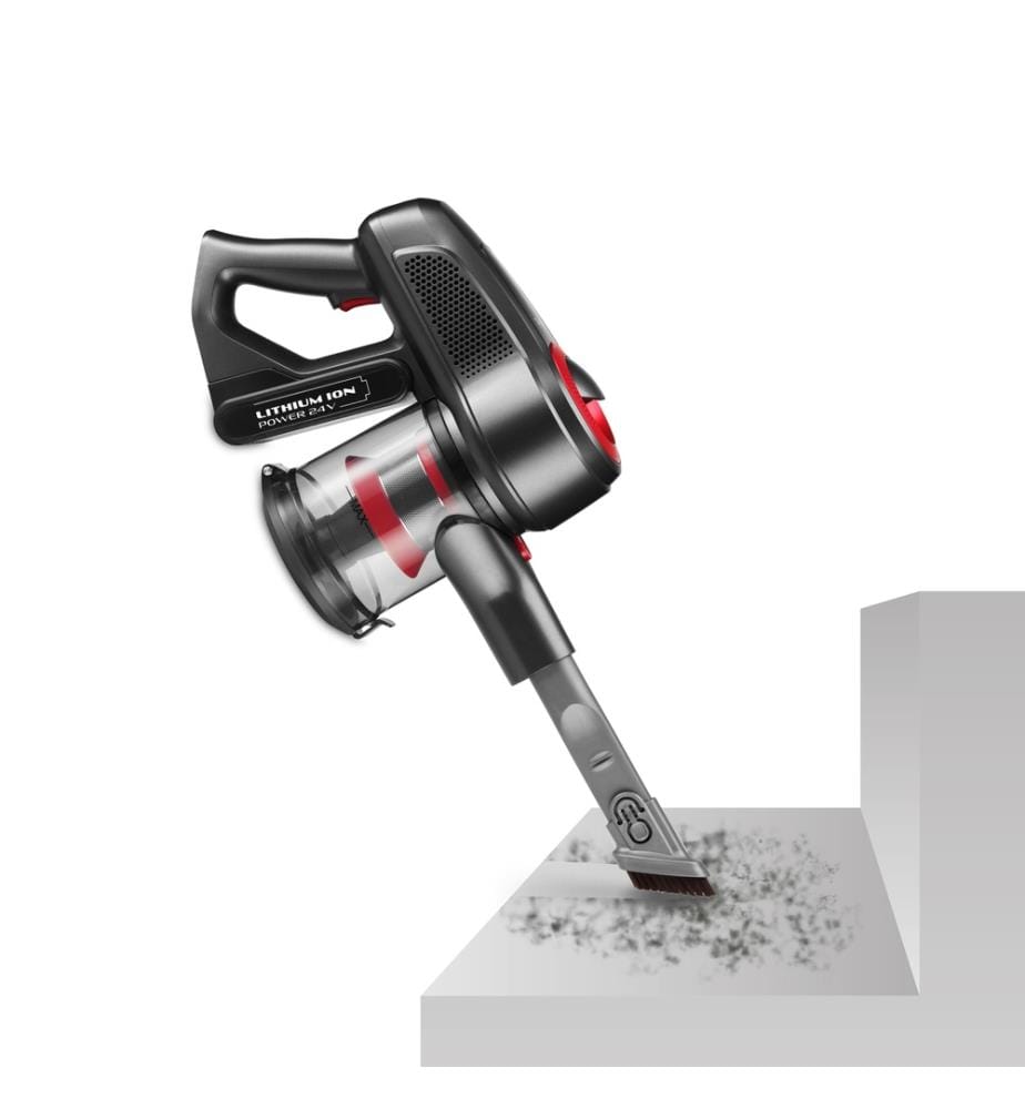 Quick Clean Prof. 380 W Cordless Upright Vacuum Cleaner - Black and Silver