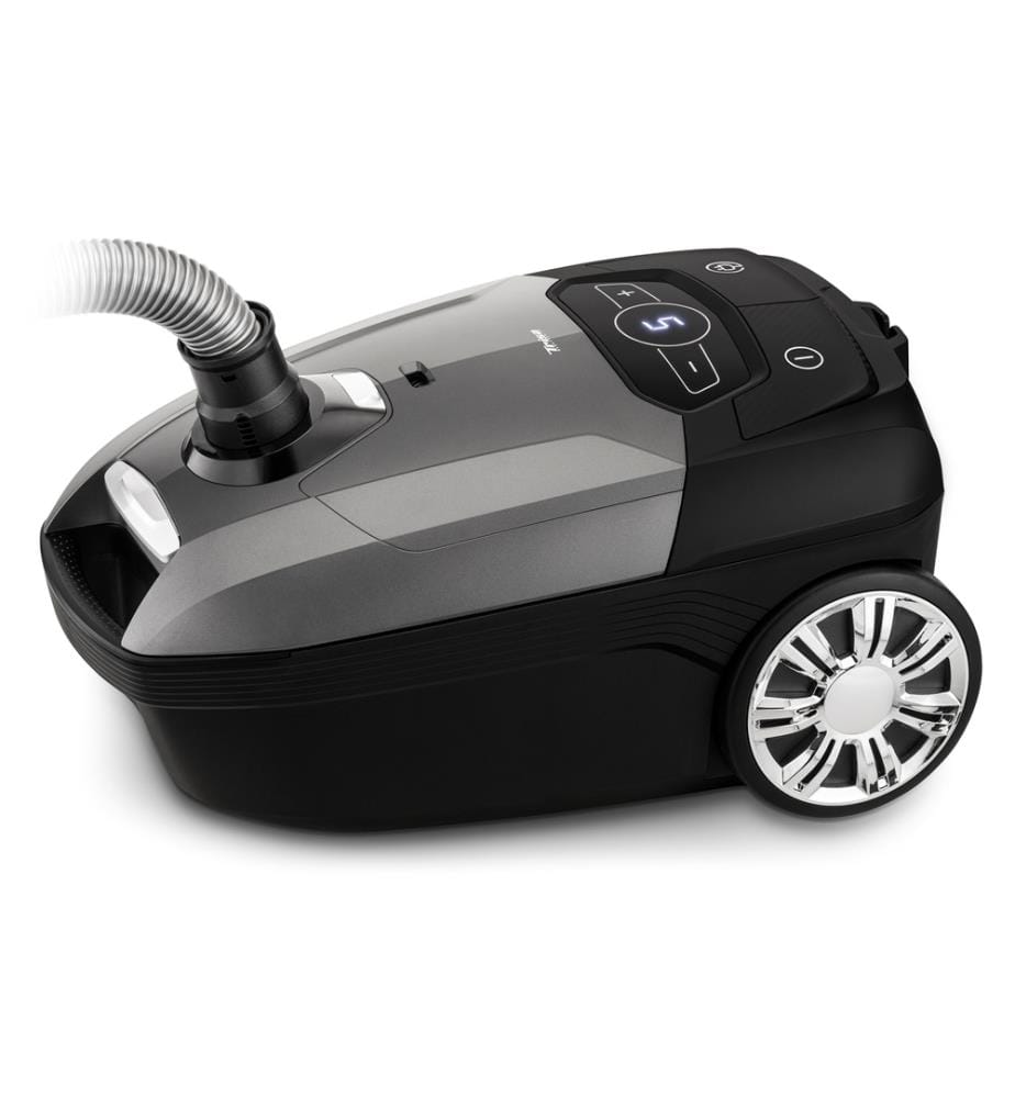 Canister Vacuum Cleaner Professional Clean - Grey and Black
